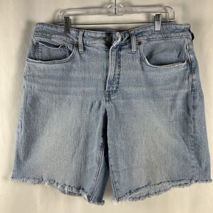 Madewell Womens Denim Shorts Curvy Perfect Vintage Blue 16W